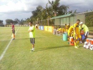 Toca da Raposa II Jogo treino Cruzeiro x Minas Boca