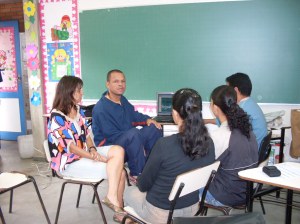 Ministrando o Curso para o Projeto segundo tempo 2008